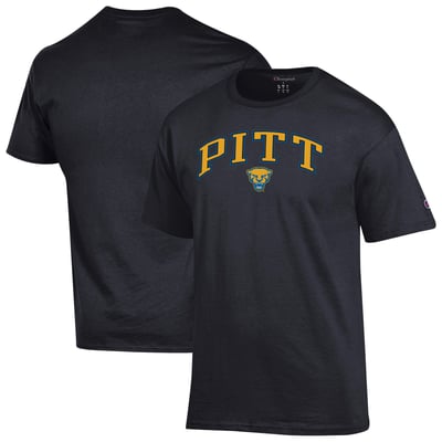  Pitt Panthers Champion Arched Logo T-Shirt - Black